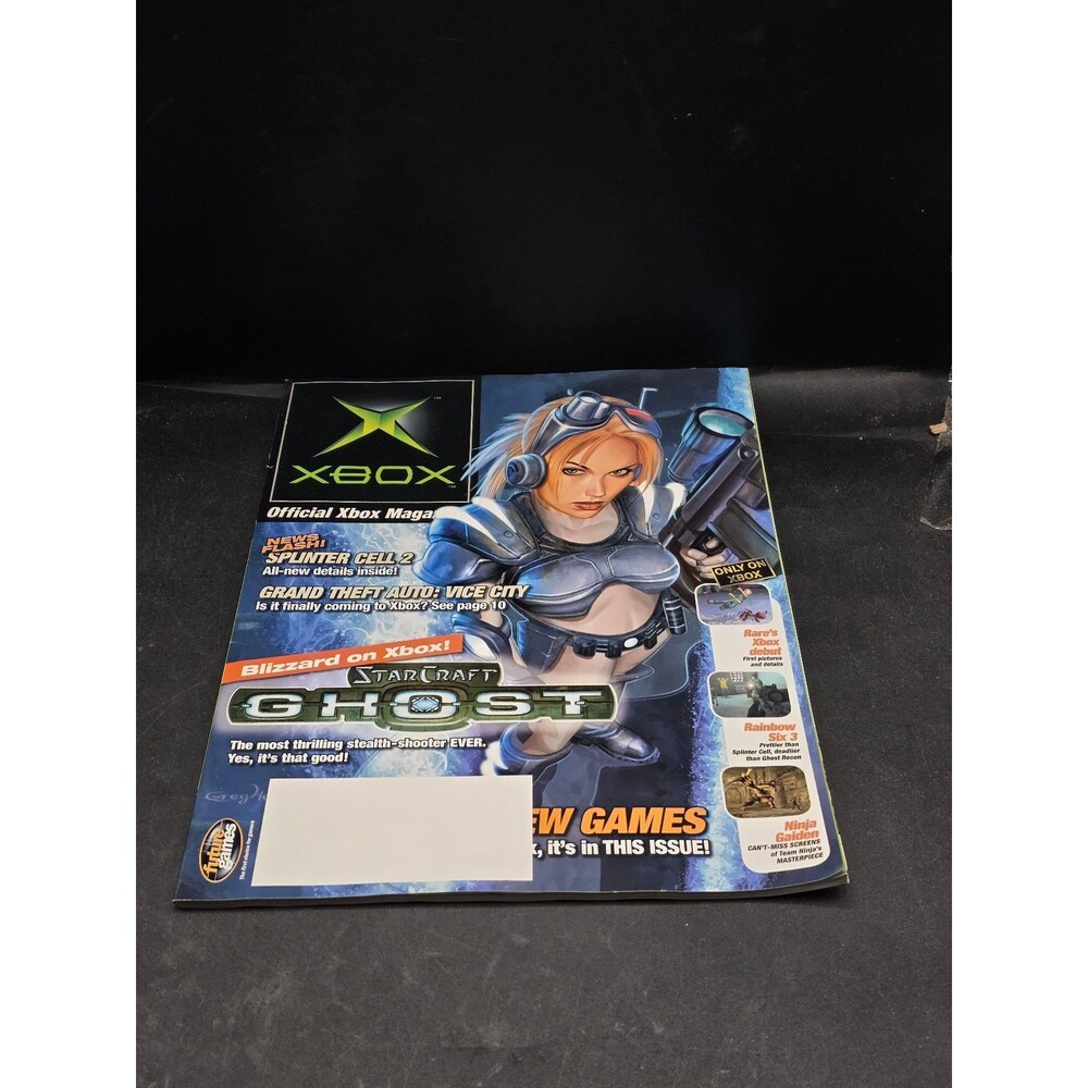 Official Xbox Magazine StarCraft Ghost Splinter Cell 2 GTA Vice City